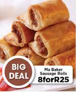 Ma Baker Sausage Rolls-For 8