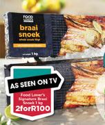 Food Lovers Signature Braai Snoek 1kg-For 2