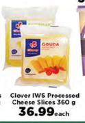Clover IWS Processed Cheese Slices-360g Each