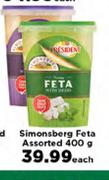 Simonsberg Feta Assorted-400g Each