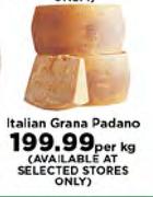 Italian Grana Padano-Per Kg