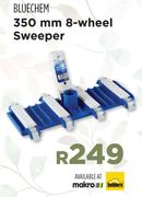 Bluechem 350mm 8-Wheel Sweeper