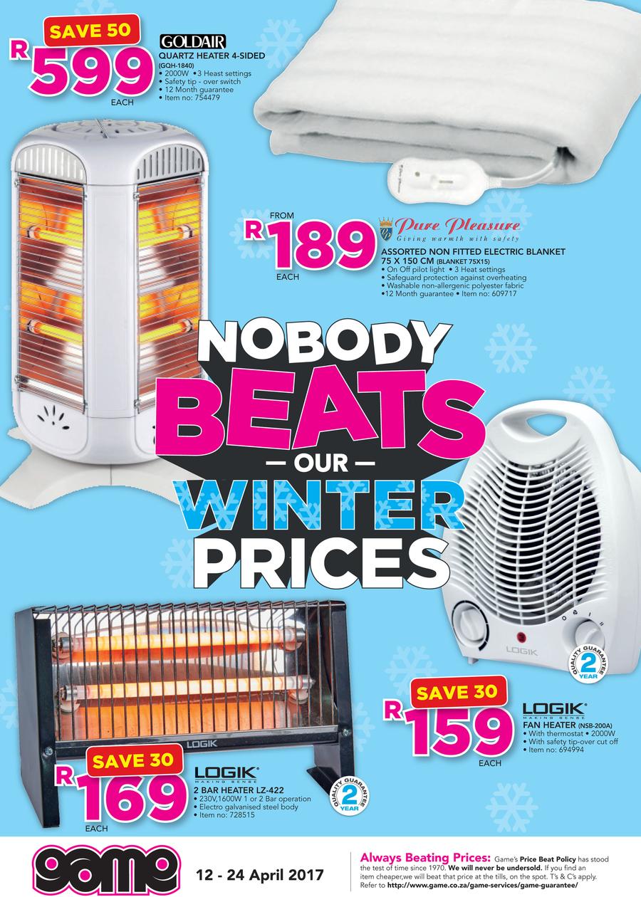 Goldair Bar Heater At Game Electric Heater Goldair Gas Heater Game