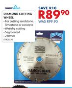 Chamber Value Diamond Cutting Wheel TW20230