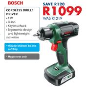 Bosch Cordless Drill/ Driver