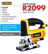 Dewalt 500W 20mm Jigsaw DW349-ZA