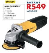 Stanley 710W 115mm Angle Grinder STG7115-B9