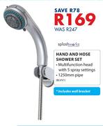 Splash Works Hand & Hose Shower Set