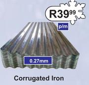 Corrugated Iron 0.27mm-P/M