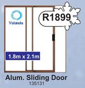 Valuwin Alum Sliding Door 1.8m x 2.1m 135131
