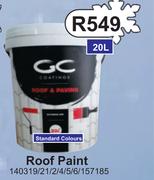 GC Roof paint 140319/21/2/4/5/6/157185-20L