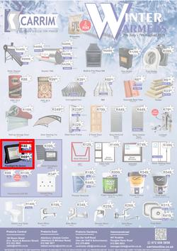 K Carrim Builders Mecca : Winter Warmers (07 July - 07 August 2023), page 1