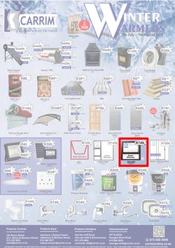 K Carrim Builders Mecca : Winter Warmers (07 July - 07 August 2023), page 1