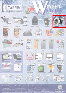 K Carrim Builders Mecca : Winter Warmers (07 July - 07 August 2023), page 1