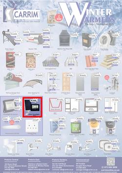 K Carrim Builders Mecca : Winter Warmers (07 July - 07 August 2023), page 1