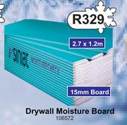 Drywall Moisture Board 2.7 x 1.2m 106572