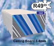 Ceiling Board 6.4mm 140734-Per Sqm