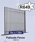 Palisade Fence 3m x 1.8m 156012