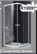 Corner Entry Shower 900 x 900
