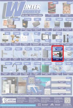 K Carrim Builders Mecca : Winter Warmers (05 July - 05 August 2024), page 1