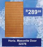 Horiz. Masonite Door 32378