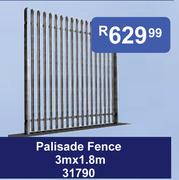 Palisade Fence 31790-3m x 1.8m