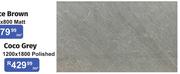 Coco Grey Polished 1200 x 1800-Per Sqm