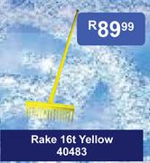 Rake 16 Tooth Yellow 40483