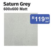 Saturn Grey 600 x 600 Matt-Per Sqm