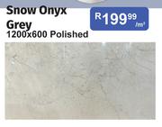 Snow Onyx Grey 1200 x 600 Polished-Per Sqm