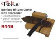 Tekut Bamboo Biltong Cutter With Sharpener