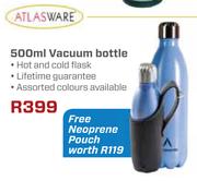 Atlasware 500ml Vacuum Bottle
