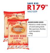 Garden Feast Mixed Bird Seed 542-10-10Kg Ea
