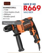 Black + Decker Hammer Drill BEH710-QS