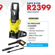 Karcher K3 Pressure Cleaner 1.601-812.0