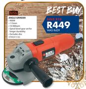 Black + Decker Angle Grinder STAKG915-QS
