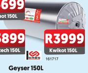 Kwikot SRBS 150Ltr Geyser 161717