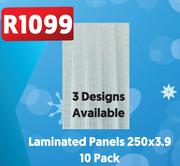 Laminated Panels 250x3.9- 10 Pack