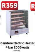Candere Electric Heater (4 Bar) 2000watts 160495