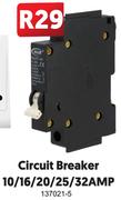 Circuit Breaker 10/16/20/25/32AMP 137021-5
