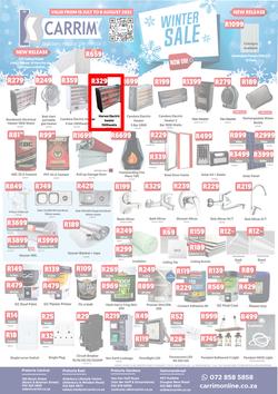 K Carrim Builders Mecca : Winter Sale (15 July - 08 August 2022), page 1