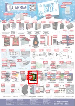 K Carrim Builders Mecca : Winter Sale (15 July - 08 August 2022), page 1