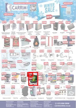 K Carrim Builders Mecca : Winter Sale (15 July - 08 August 2022), page 1