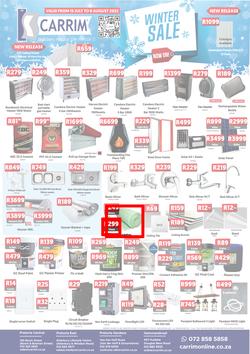 K Carrim Builders Mecca : Winter Sale (15 July - 08 August 2022), page 1