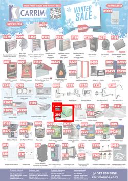 K Carrim Builders Mecca : Winter Sale (15 July - 08 August 2022), page 1