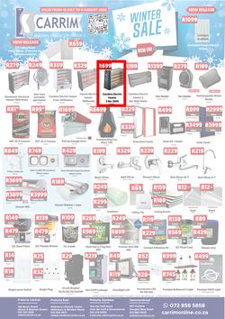 K Carrim Builders Mecca : Winter Sale (15 July - 08 August 2022), page 1