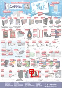 K Carrim Builders Mecca : Winter Sale (15 July - 08 August 2022), page 1