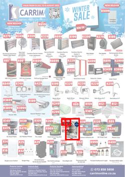 K Carrim Builders Mecca : Winter Sale (15 July - 08 August 2022), page 1