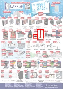 K Carrim Builders Mecca : Winter Sale (15 July - 08 August 2022), page 1