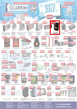 K Carrim Builders Mecca : Winter Sale (15 July - 08 August 2022), page 1